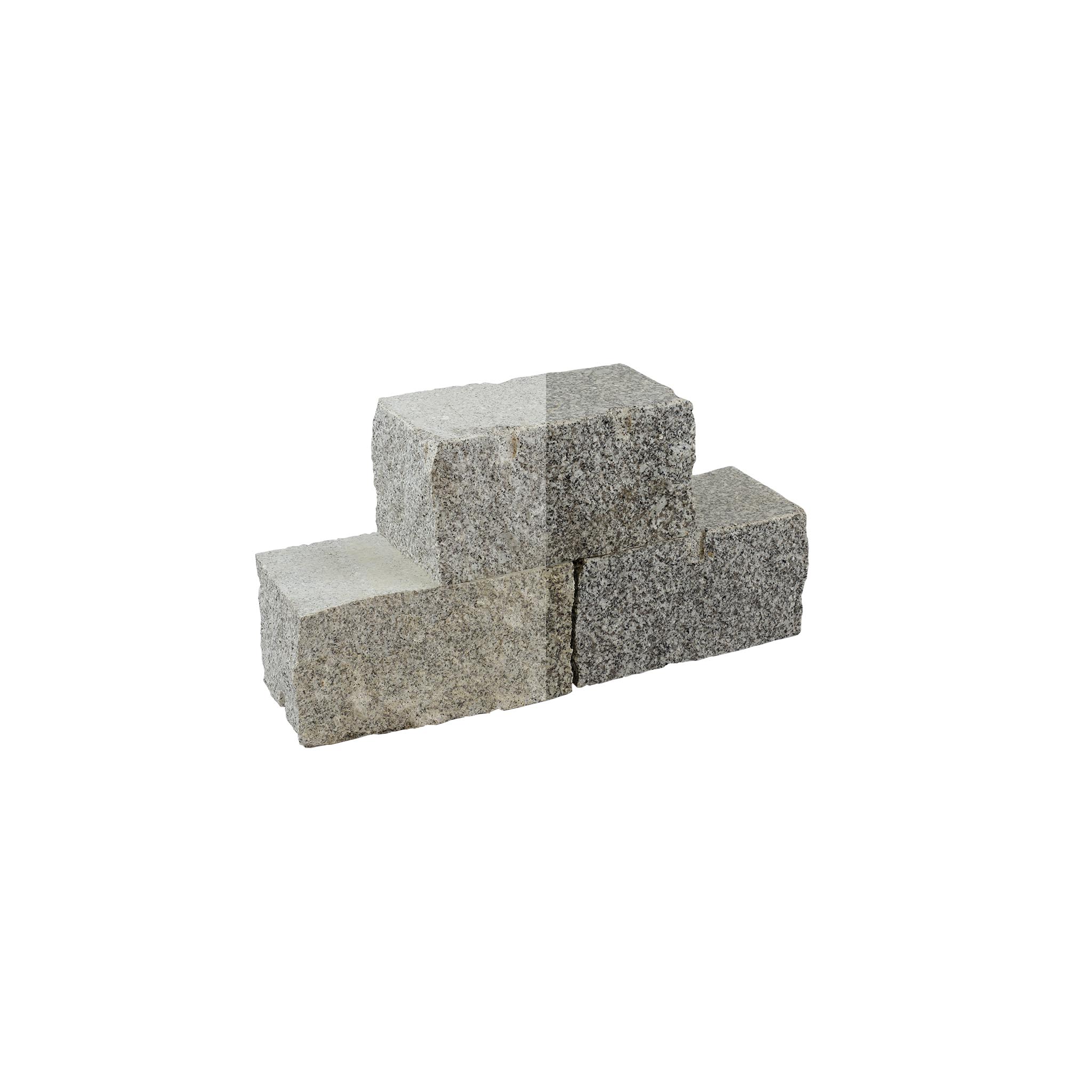 Mauersteine, Granit grau (Schlesisch) gesägt & gespalten