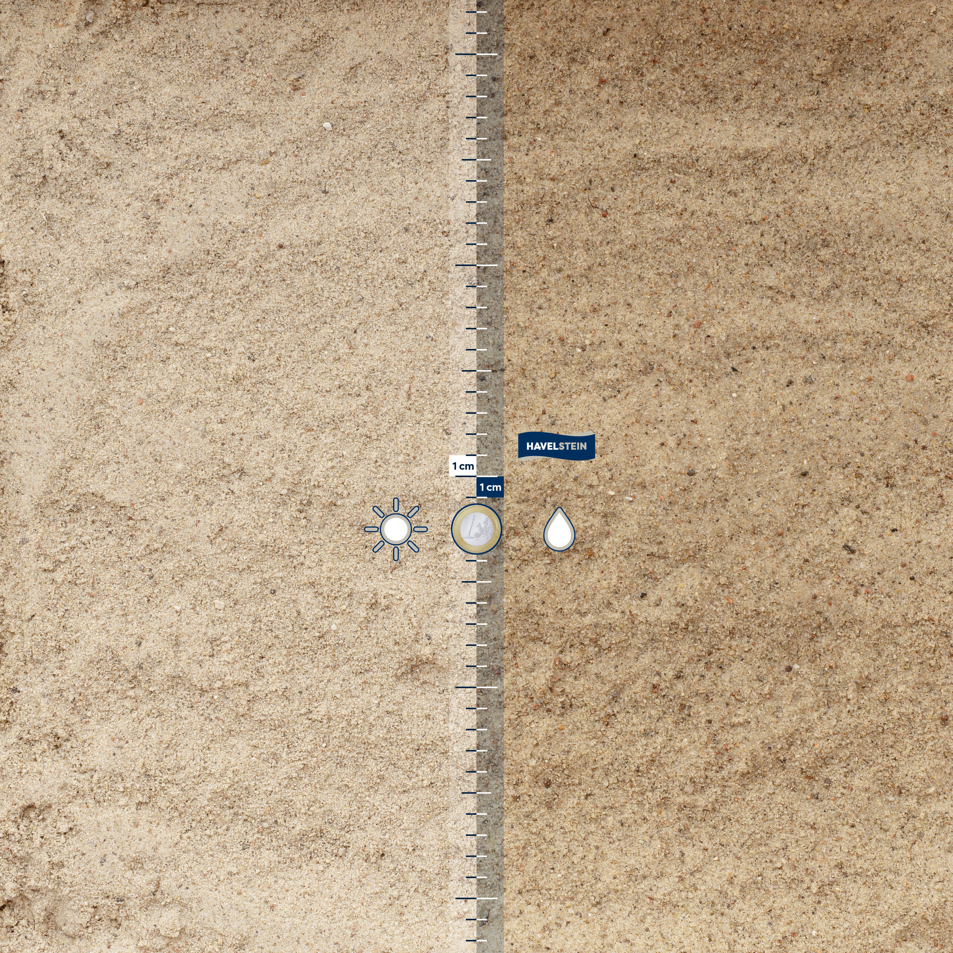 Sand für den Buddel- / Sandkasten, gewaschen (Sand (Allgemein)), Spielsand f?r Sandkasten, 0/2 mm, gewaschen (gelblich)