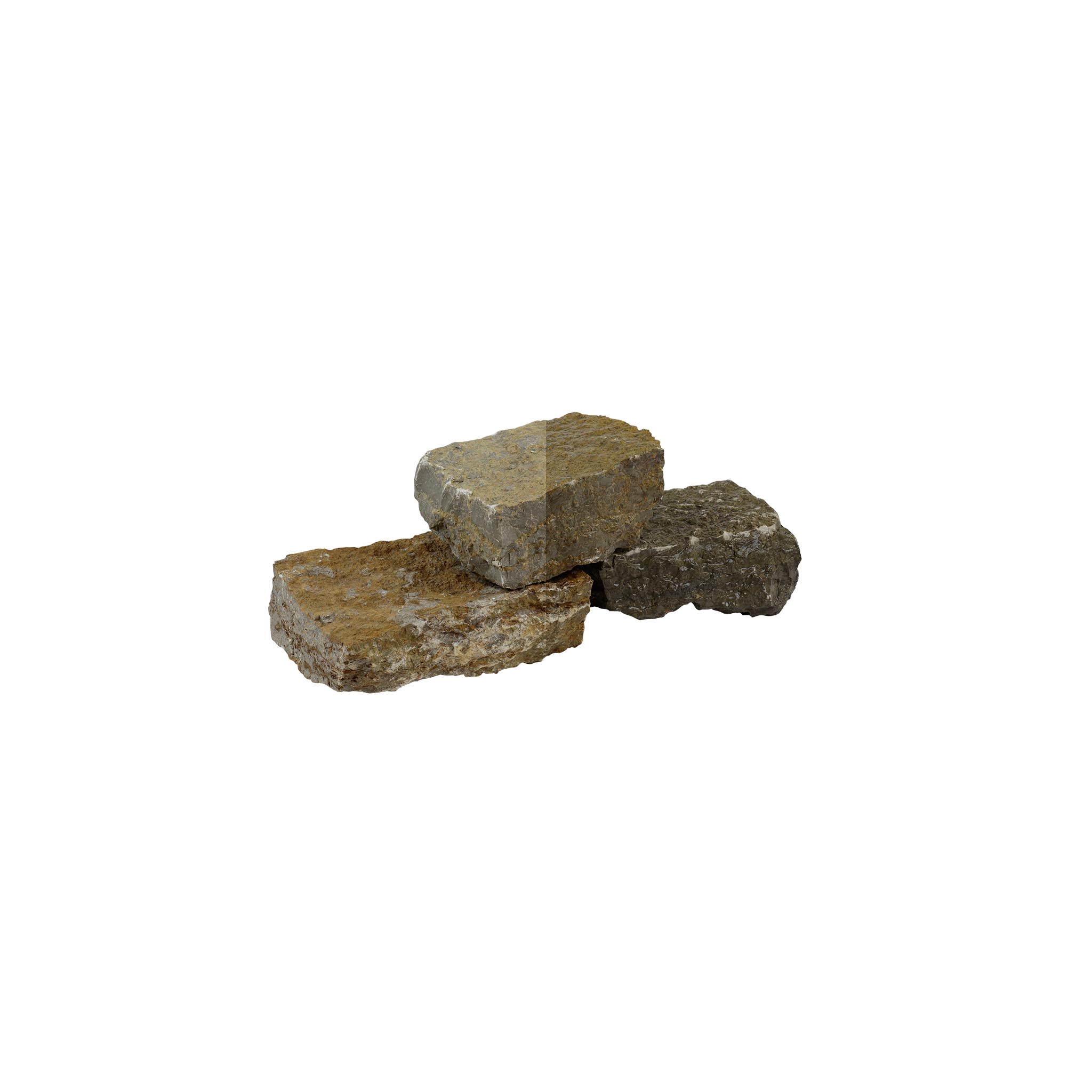 Mauersteine, Muschelkalk gespalten, Muschelkalk Mauersteine, ca. 8–14 x 15–20 x 15–30 cm, allseitig gespalten