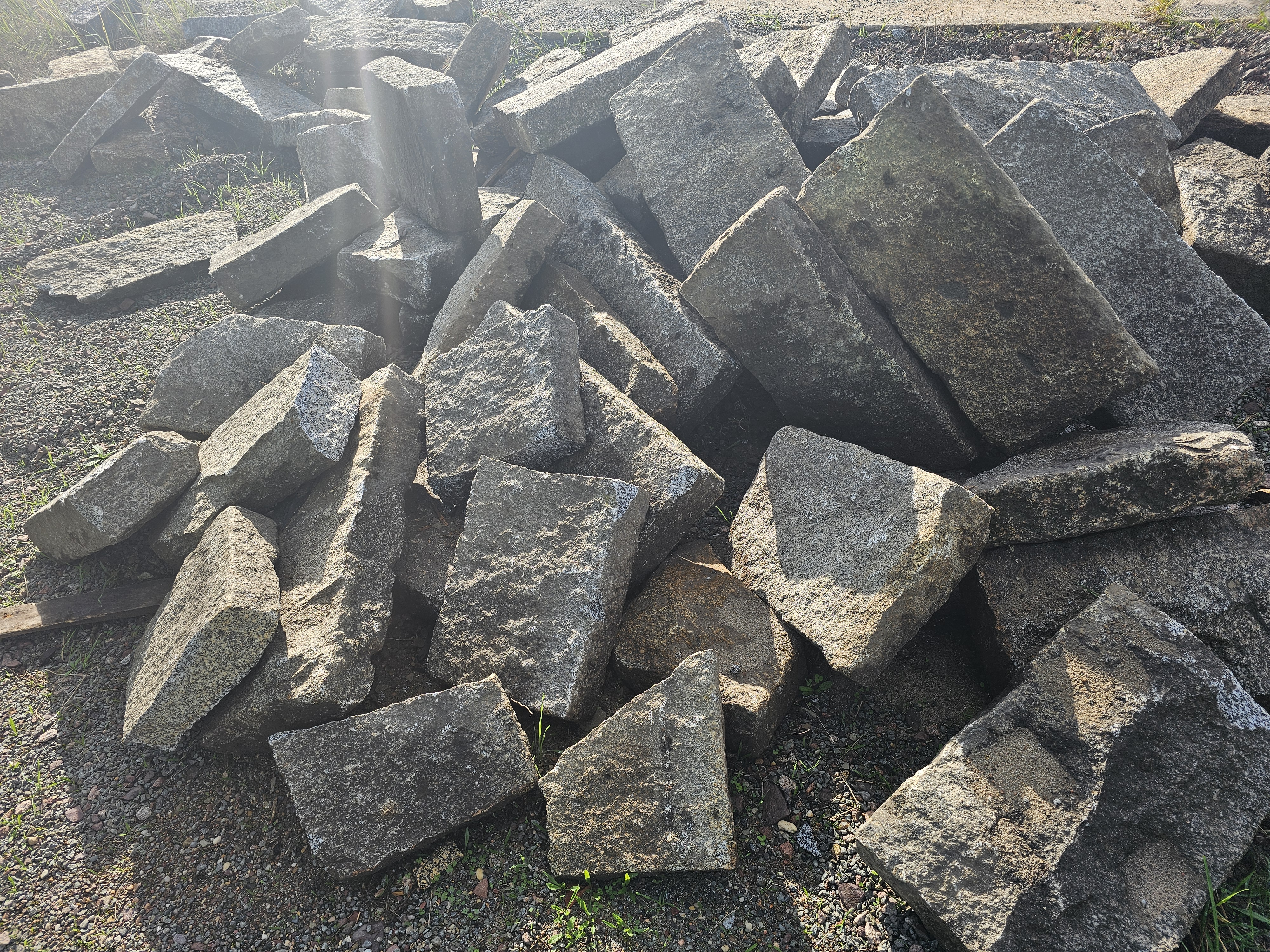Kantenstein, Granit, Borde, gebraucht