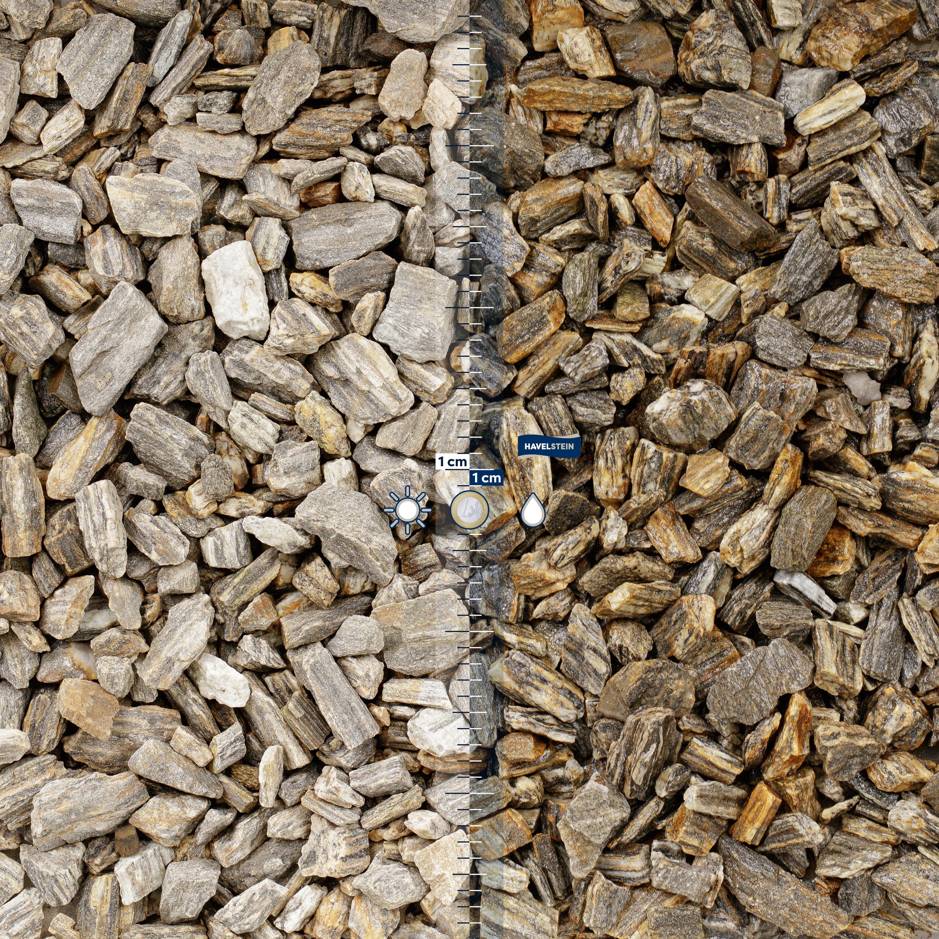 Splitt (gebrochenes Material) (Gneis), Splitt, 11/32 mm, Gneis (grau/wei?/braun), gewaschen+++