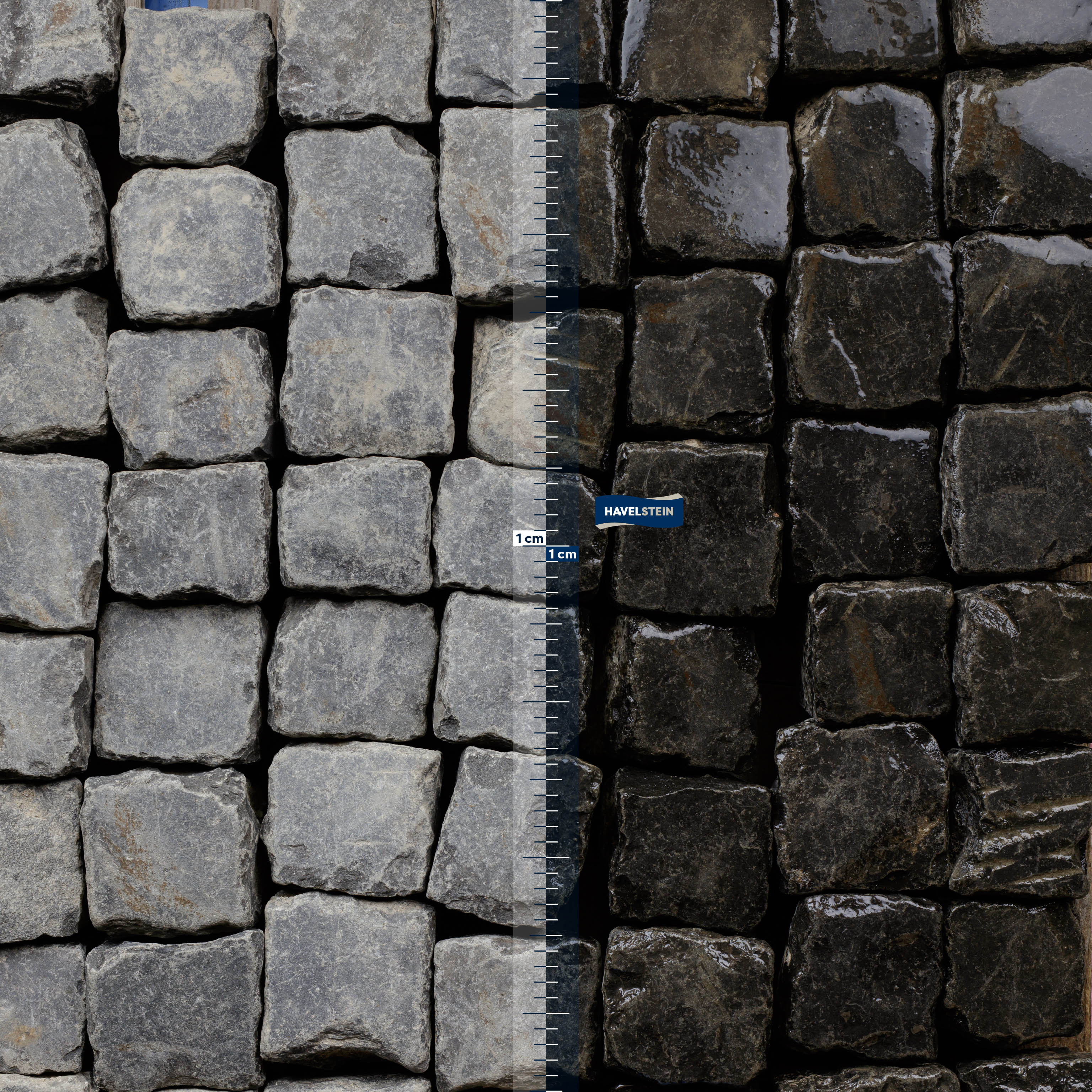 Pflasterstein, Gebraucht Pflaster (Solange der Vorrat reicht!) (Basalt), Basalt Kleinsteinpflaster, 8 x 11 cm, gebraucht, anthrazit, 