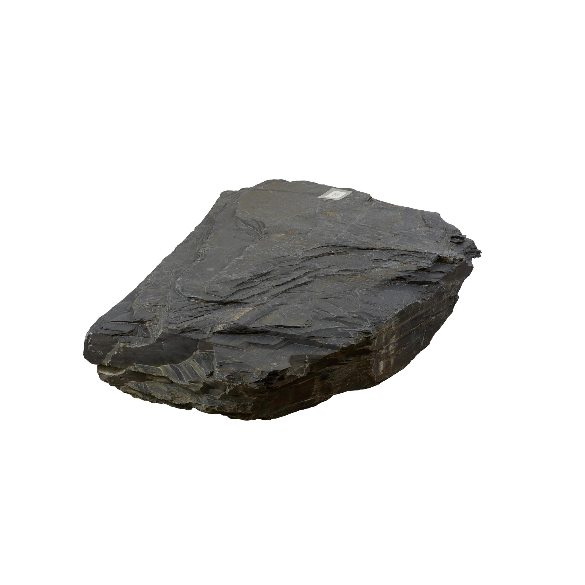 Bruchfindlinge/ Dekosteine (Schiefer), Schiefer Findling, 600–1.000 kg (schwarz) 