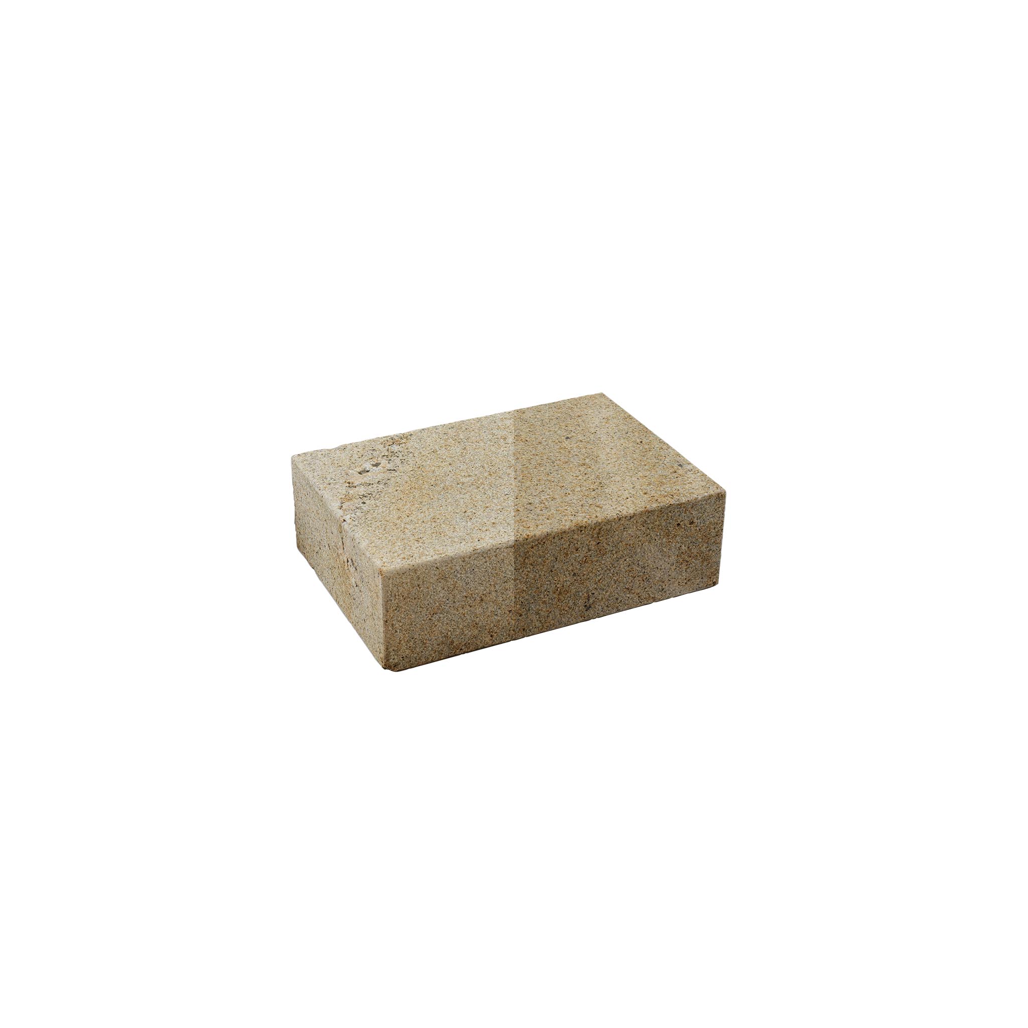 Blockstufen, Granit gelb (Camel) feingestockt, Granit Blockstufe, 15 x 35 x 50 cm, gelb, G682, 