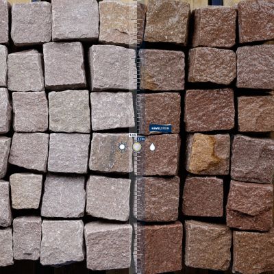 Granit rot Pflasterstein